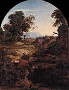 Ferdinand Olivier Elijah in the Wilderness oil on canvas